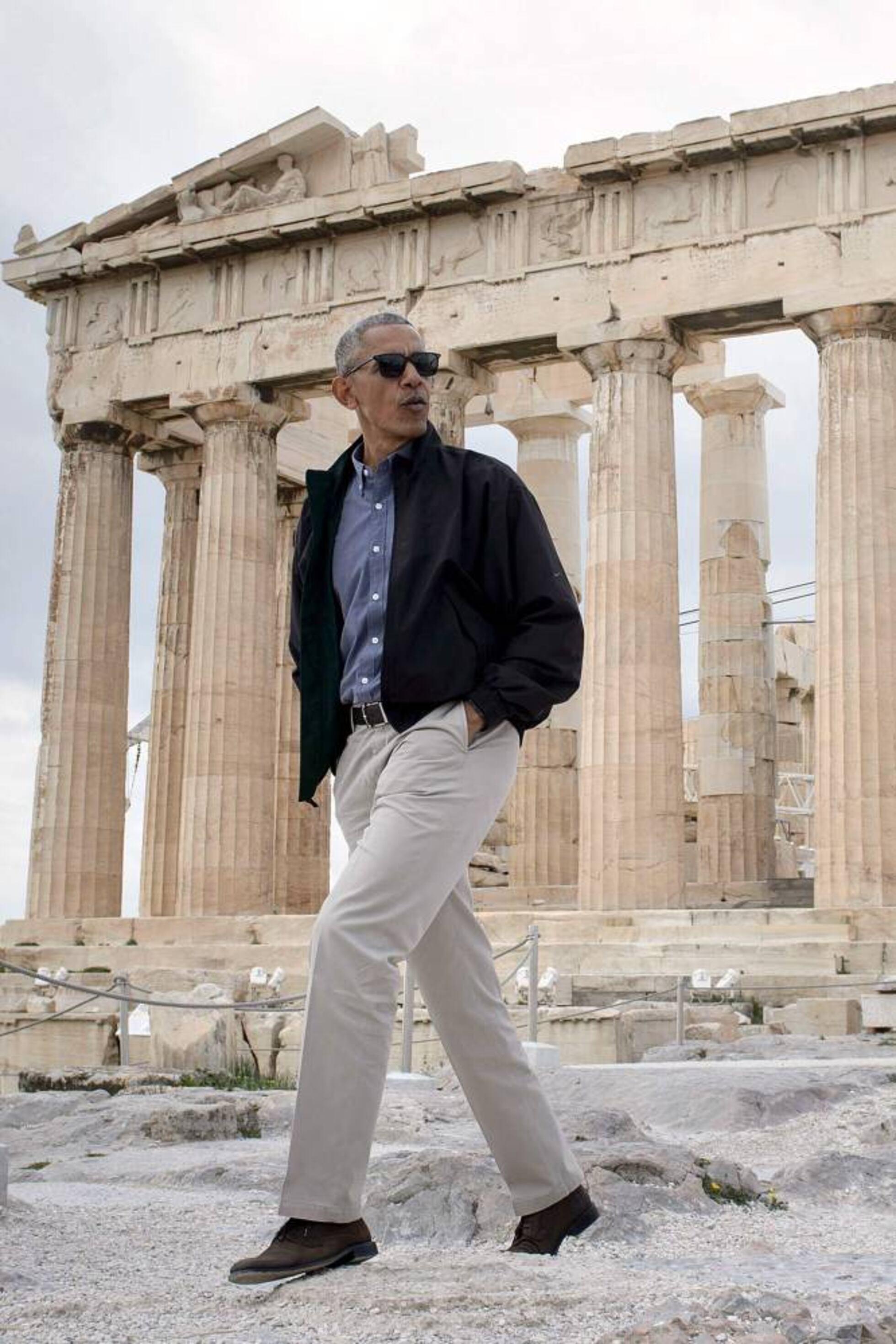 Obama Visita La Acr Polis De Atenas Fotos Fotos El Pa S