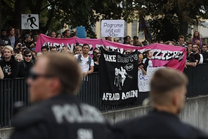 Manifestación de ultraderecha en Alemania tras una caza de