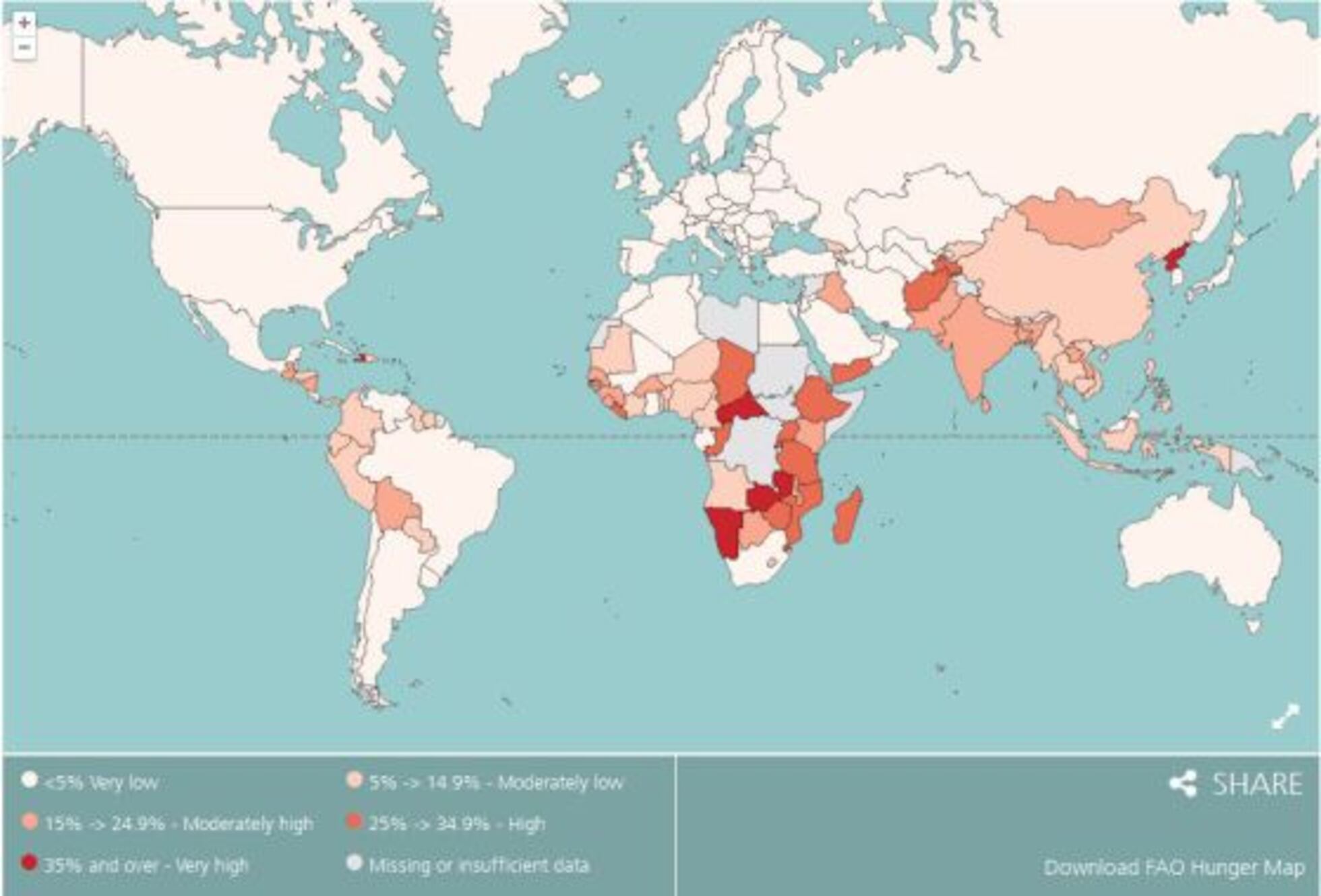 Hay menos hambrientos en el mundo pero aún son 795 millones Planeta