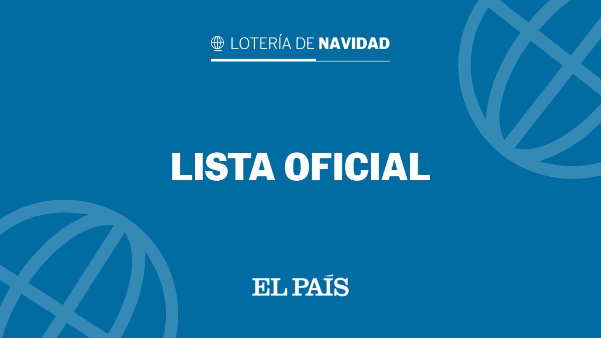 Lista oficial de premios de la Lotería de Navidad 2023 Lotería de