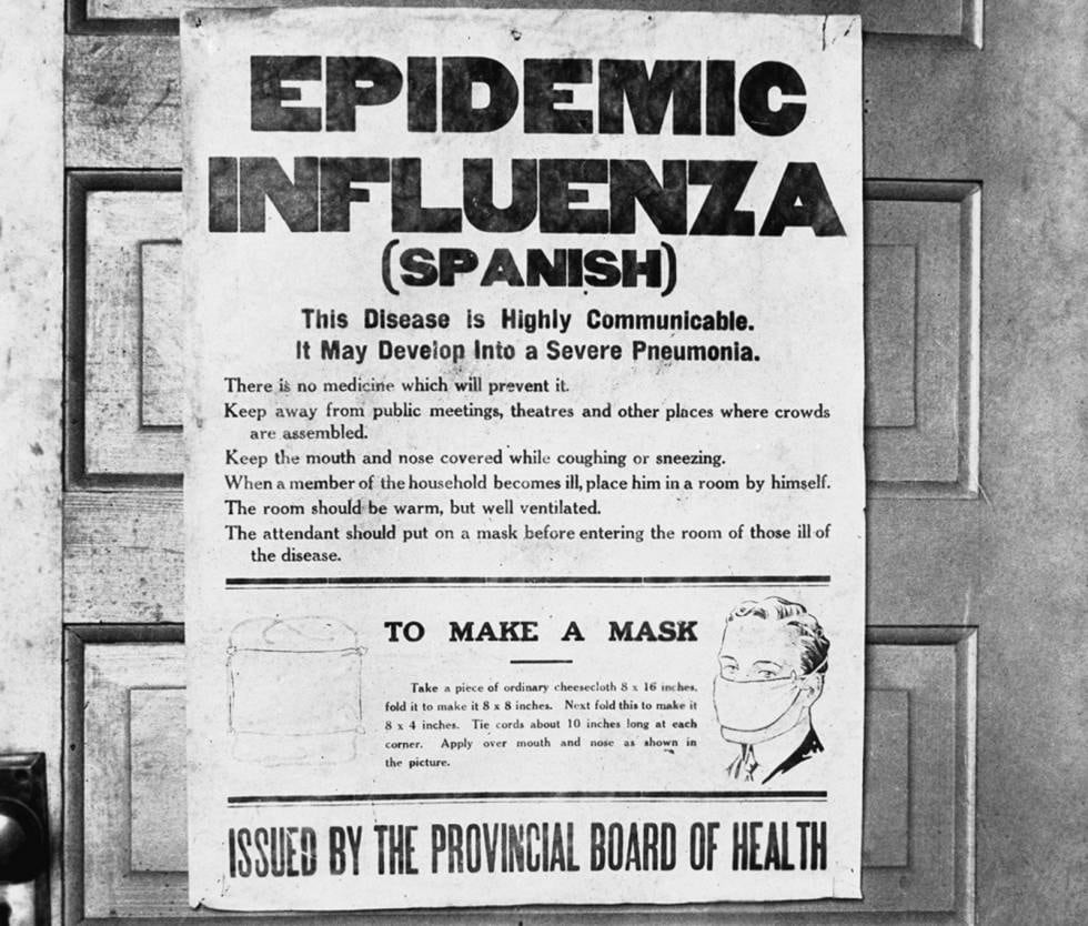 La injustamente apodada gripe española de 1918 Hechos EL PAÍS