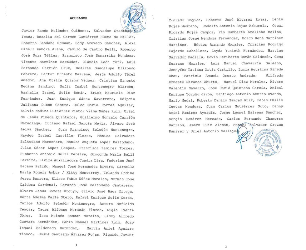 Nicaragua Ortega Despoja De La Nacionalidad A Otros Nicarag Enses