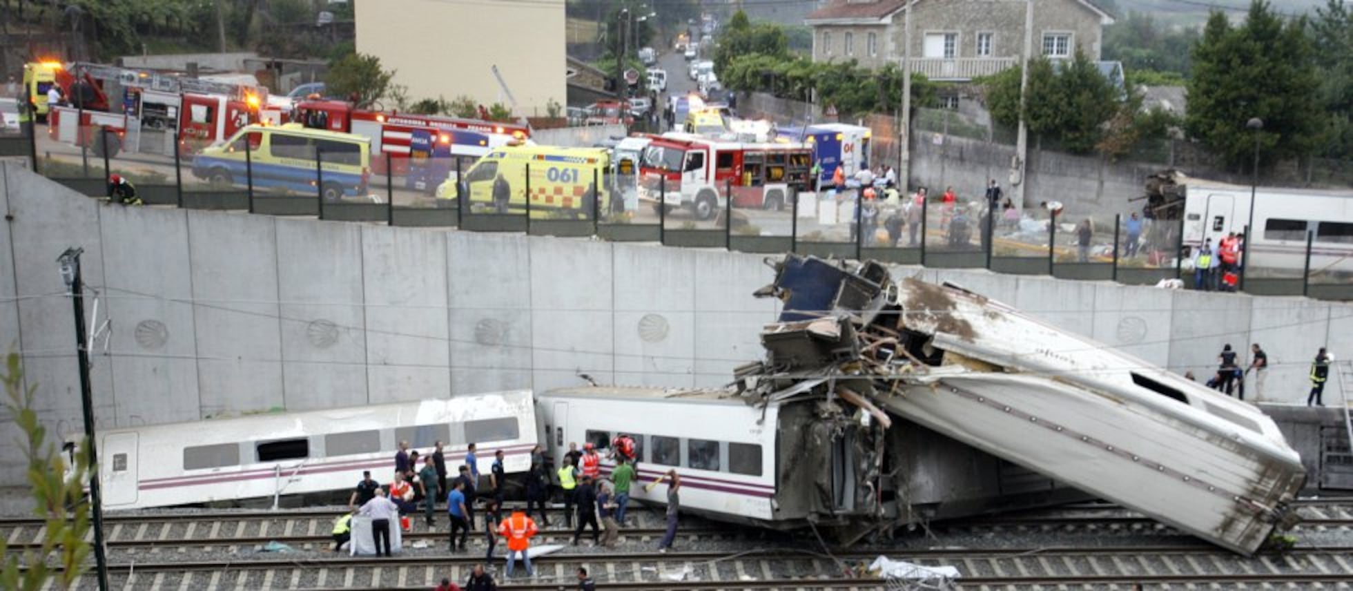 Quinto Aniversario Del Accidente Del Tren Alvia De Santiago Fotos