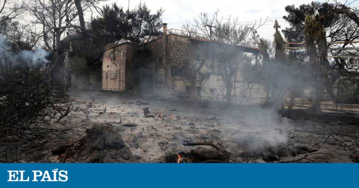 Incendios en Grecia Los cadáveres abrazados de la Pompeya de Ática