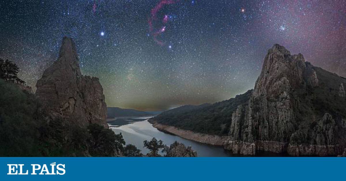 El cielo estrellado del Parque Nacional de Monfragüe foto del día de