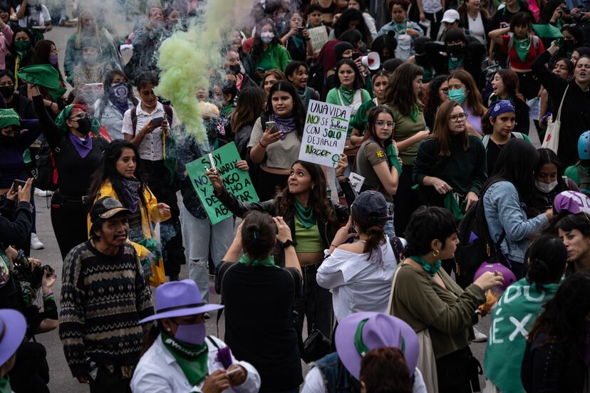 La Marcha Por La Despenalizaci N Del Aborto En Ciudad De M Xico En