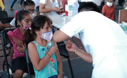 Segunda dosis de vacunación contra el coronavirus en niños de 5 a 11