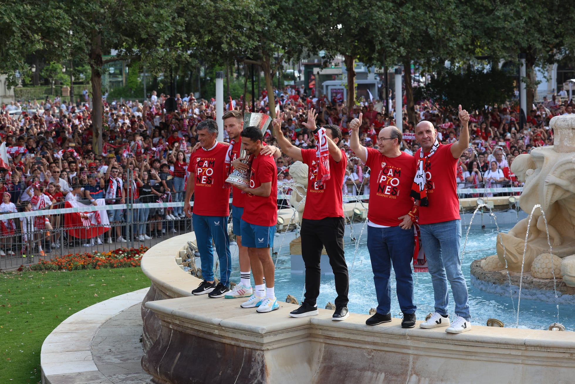 El Sevilla celebra su séptima Europa League en imágenes Fotos