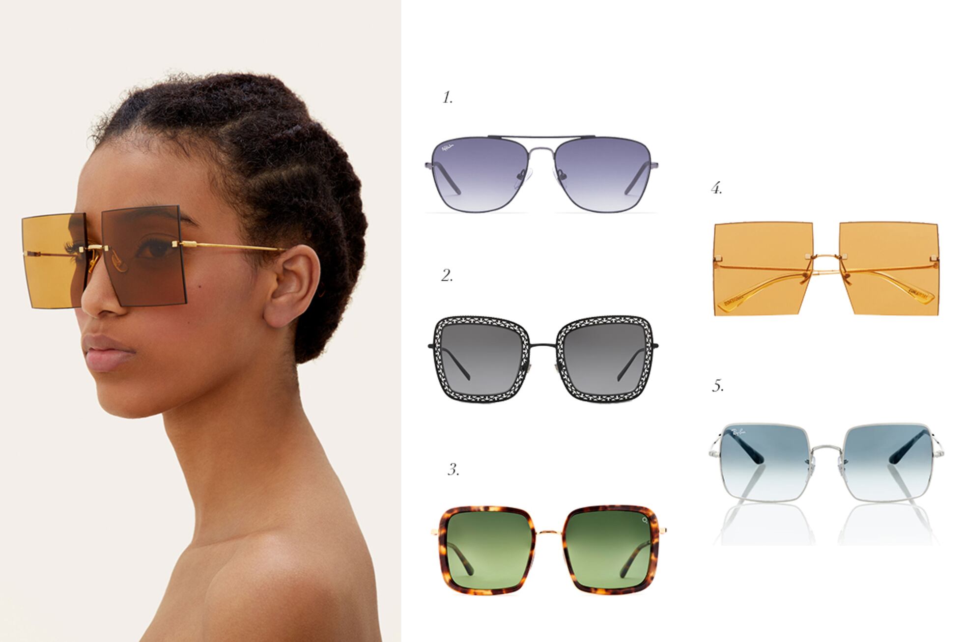 Estas Son Las Cinco Tendencias De Gafas De Sol Imprescindibles Del