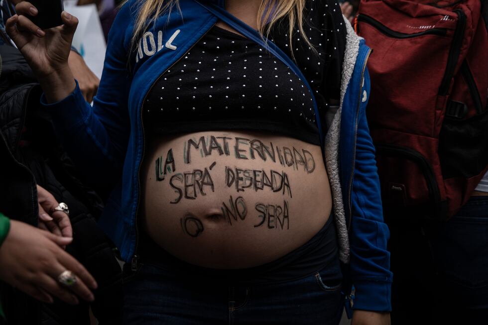 La marcha por la despenalización del aborto en Ciudad de México en