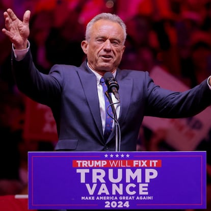 Robert F. Kennedy Jr. en Madison Sqare Garden
