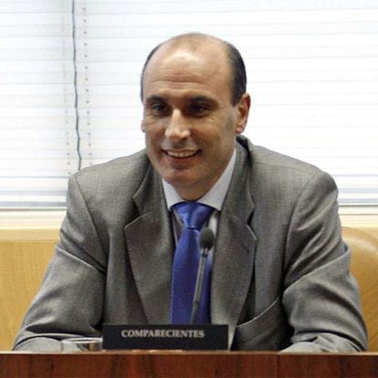 Sergio Gamón, director del Área de Seguridad de la Comunidad de Madrid, en la Asamblea regional el pasado 3 de febrero.