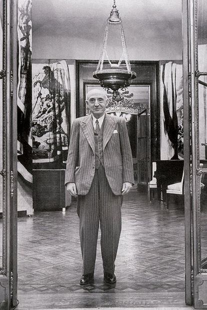 Juan March, fotografiado para la revista Life, en 1948.