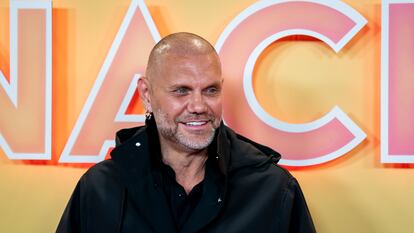Nacho Vidal posa en el 'photocall' de la serie 'Nacho', en el cine Capitol, a 1 de marzo de 2023, en Madrid.