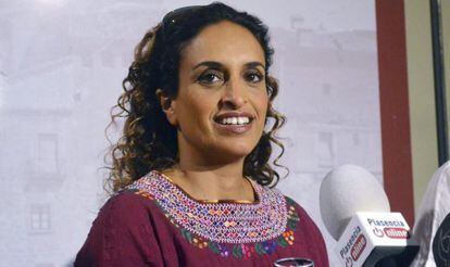 La cantante israelí Noa en Plasencia este jueves.