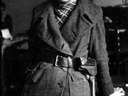 La argentina Mika Feldman, durante la Guerra Civil.