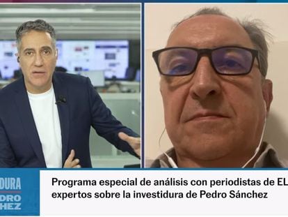 Un momento del programa de El País sobre el debate de investidura de Pedro Sánchez