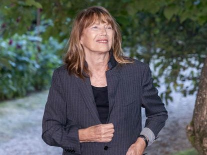 La actriz y cantante Jane Birkin en una presentación en Angulema, Francia, el 27 de agosto de 2021.