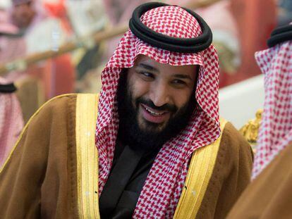 El príncipe heredero de Arabia Saudí, Mohammed bin Salman, en enero de 2023 en Riad.
