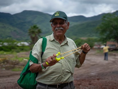 Alejandro Rodriguez habitante de Aguililla