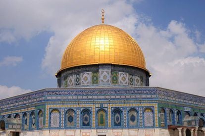 El Domo de la Roca, en la Explanada de las Mezquitas de Jerusalén.