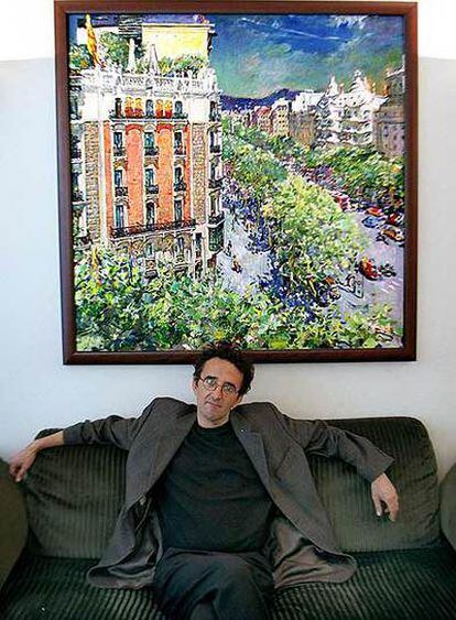 Roberto Bolaño, fotografiado en Barcelona en 2001.
