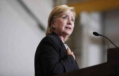 La candidata demócrata Hillary Clinton.