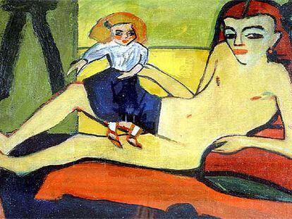 'Chica con muñeca (Fränzi)' (1910), de Erich Heckel.