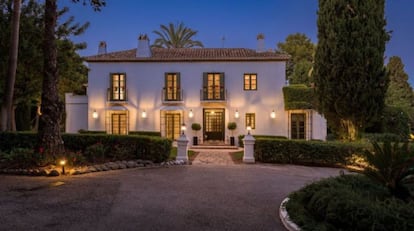 Urbanización Sierra Blanca, en Marbella (Málaga).