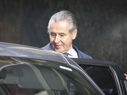 Miguel Blesa, a su salida de la Audiencia Nacional el jueves.