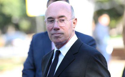 David Geffen, en la Universidad de California en Los Ángeles, en 2014.