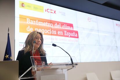 La secretaria de Estado de Comercio, Xiana Méndez.