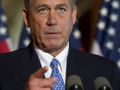 El presidente de la C&aacute;mara de Representantes, John Boehner,