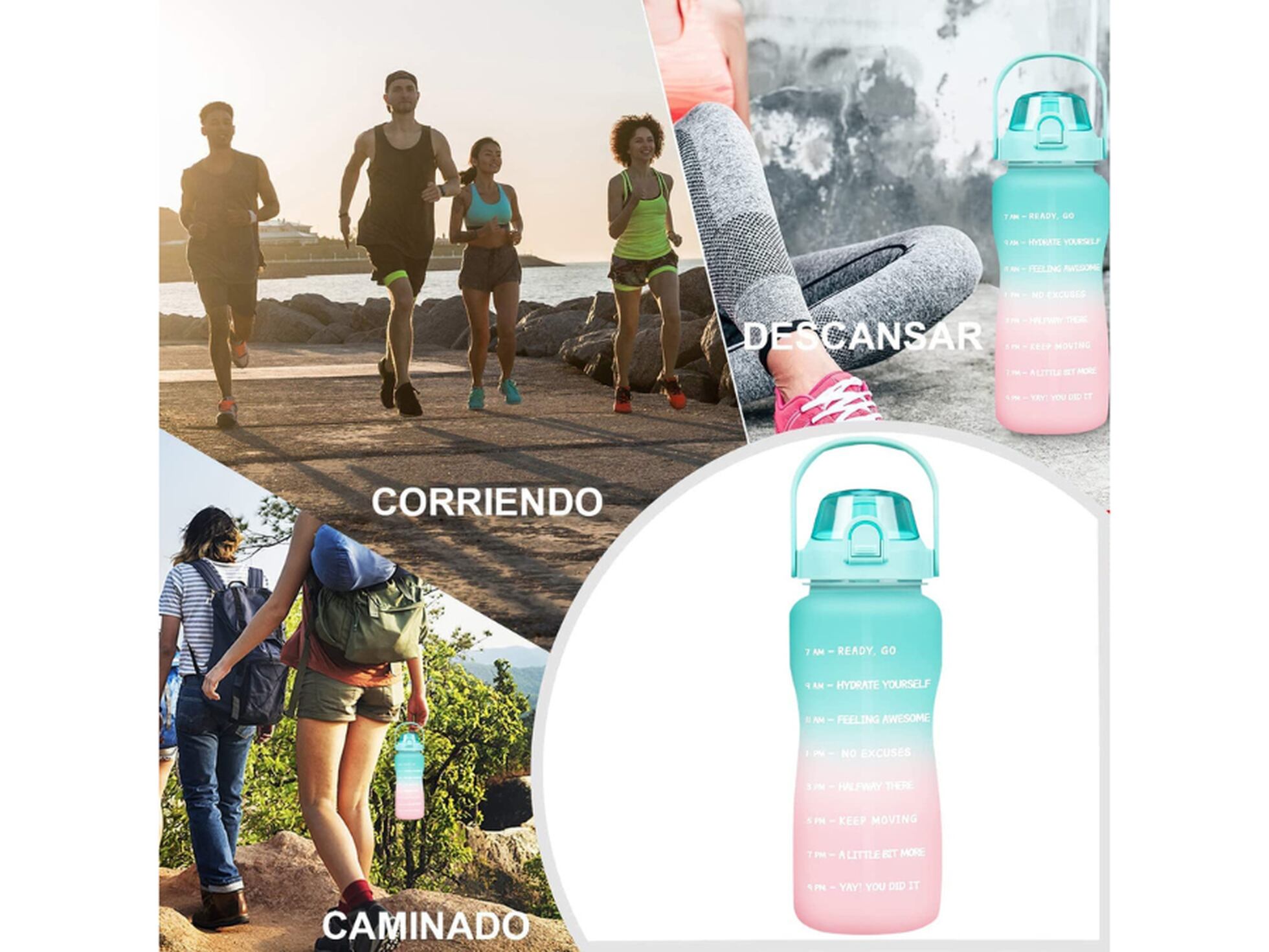 Mejores botellas de agua que puedes comprar para el gym