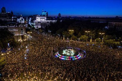 Desfile del Orgullo en Madrid.