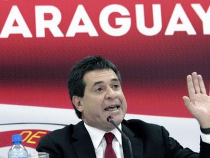 El presidente electo de Paraguay, Horacio Cartes.