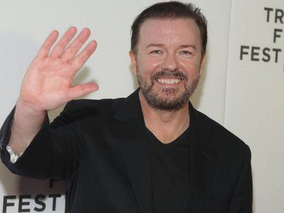 El director, actor y cómico Ricky Gervais.