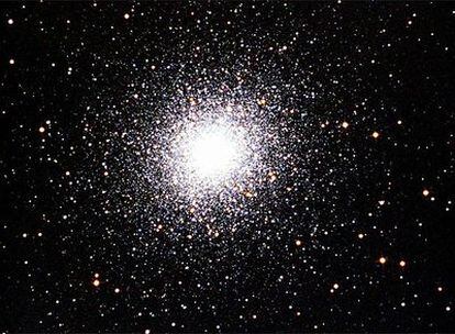 El cúmulo globular M 13.
