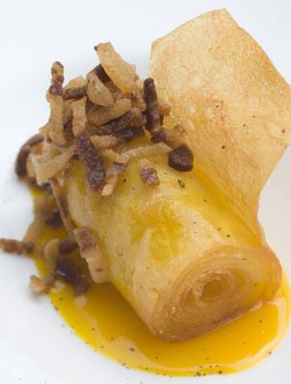 'Patata puerro', plato de Casa Marcelo.