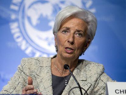 La directora gerente del FMI Christine Lagarde