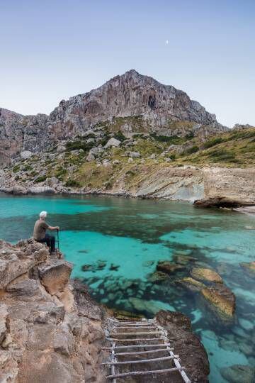 Vista de la cala Figuera, cerca del cabo de Formentor, en la punta noreste de Mallorca.
