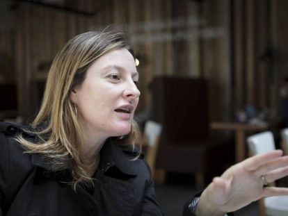 La psicoanalista Constanza Michelson, durante la entrevista en Santiago de Chile.