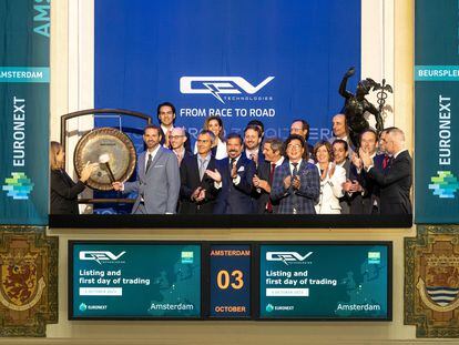 Salida a Bolsa en Ámsterdam del fabricante automovilístico catalán QEV Technologies.