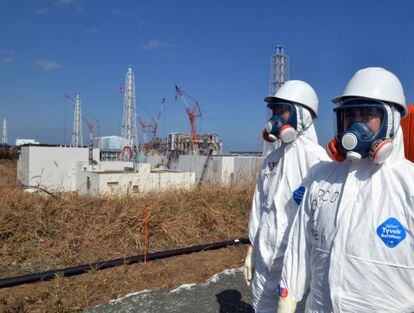 La central nuclear de Fukushima, en 2012.