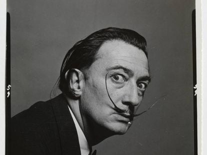 Una de las im&aacute;genes de Dal&iacute; realizadas por Halsman en 1954. 