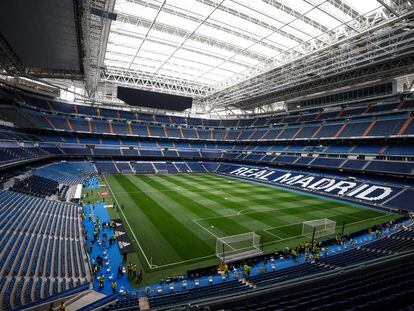 El estadio Santiago Bernabéu, en una foto de archivo.