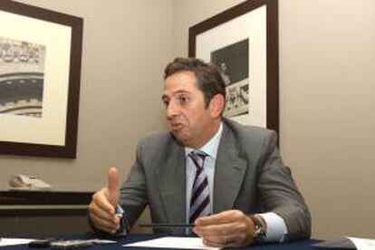 El secretario general del Tesoro de España, Íñigo Fernández de Mesa, habla hoy, domingo 23 de septiembre de 2012, durante una entrevista con Efe en Ciudad de México (México).
