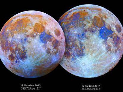 La noche del lunes se produce la mayor y más brillante Luna desde 1948 y hasta 2034, aunque es muy difícil apreciar la diferencia de tamaño