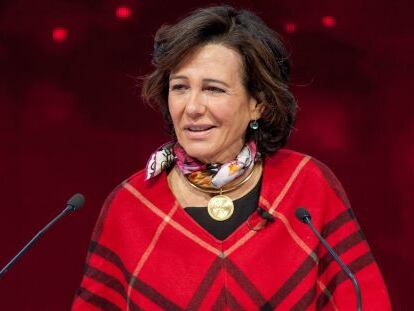 Ana Bot&iacute;n, presidenta del Banco Santander.