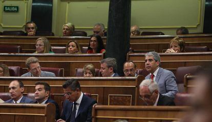 Francesc Homs, en el Congreso.